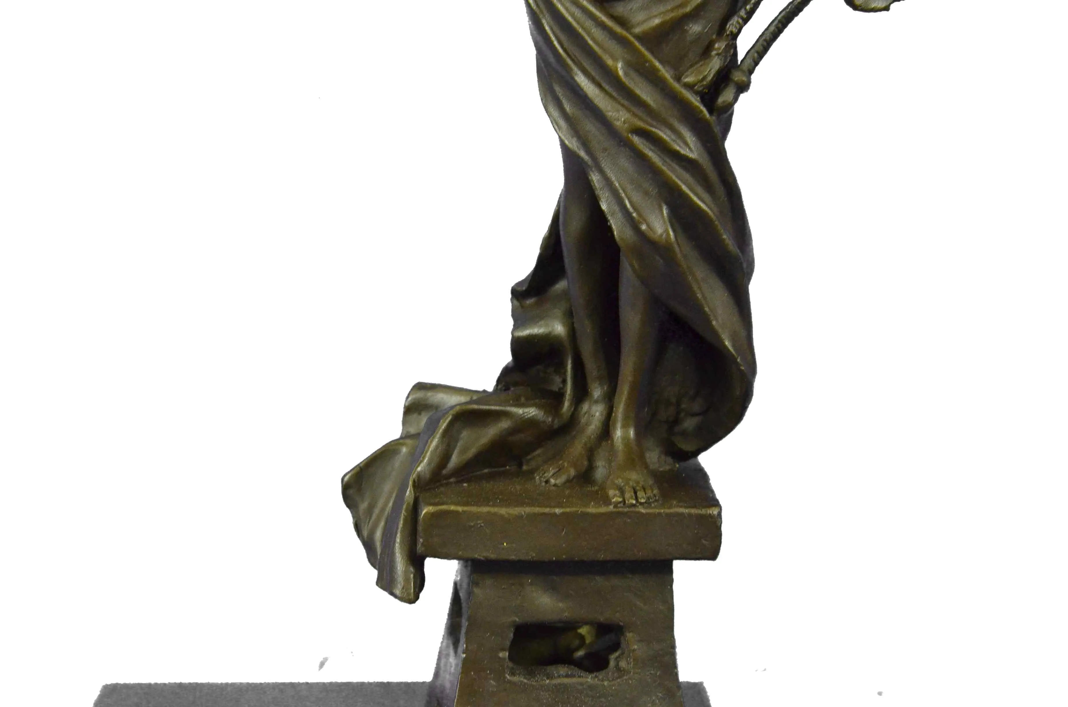 Original Rare Aldo Vitaleh Female Artist ''The Painter'' Bronze Sculpture Statue