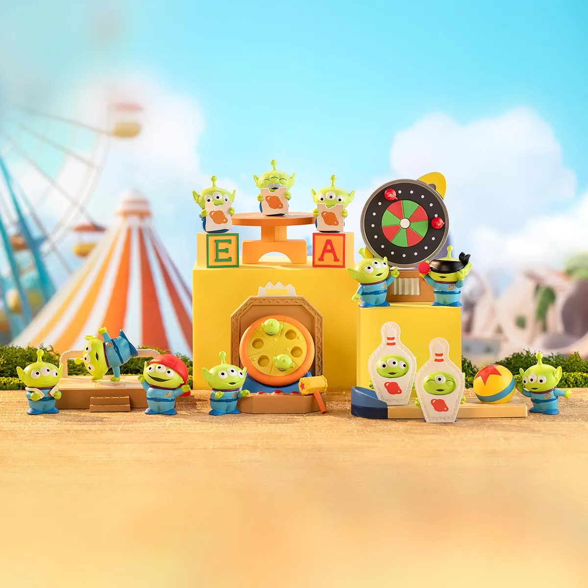Pixar Alien Party Games Series Scene Sets