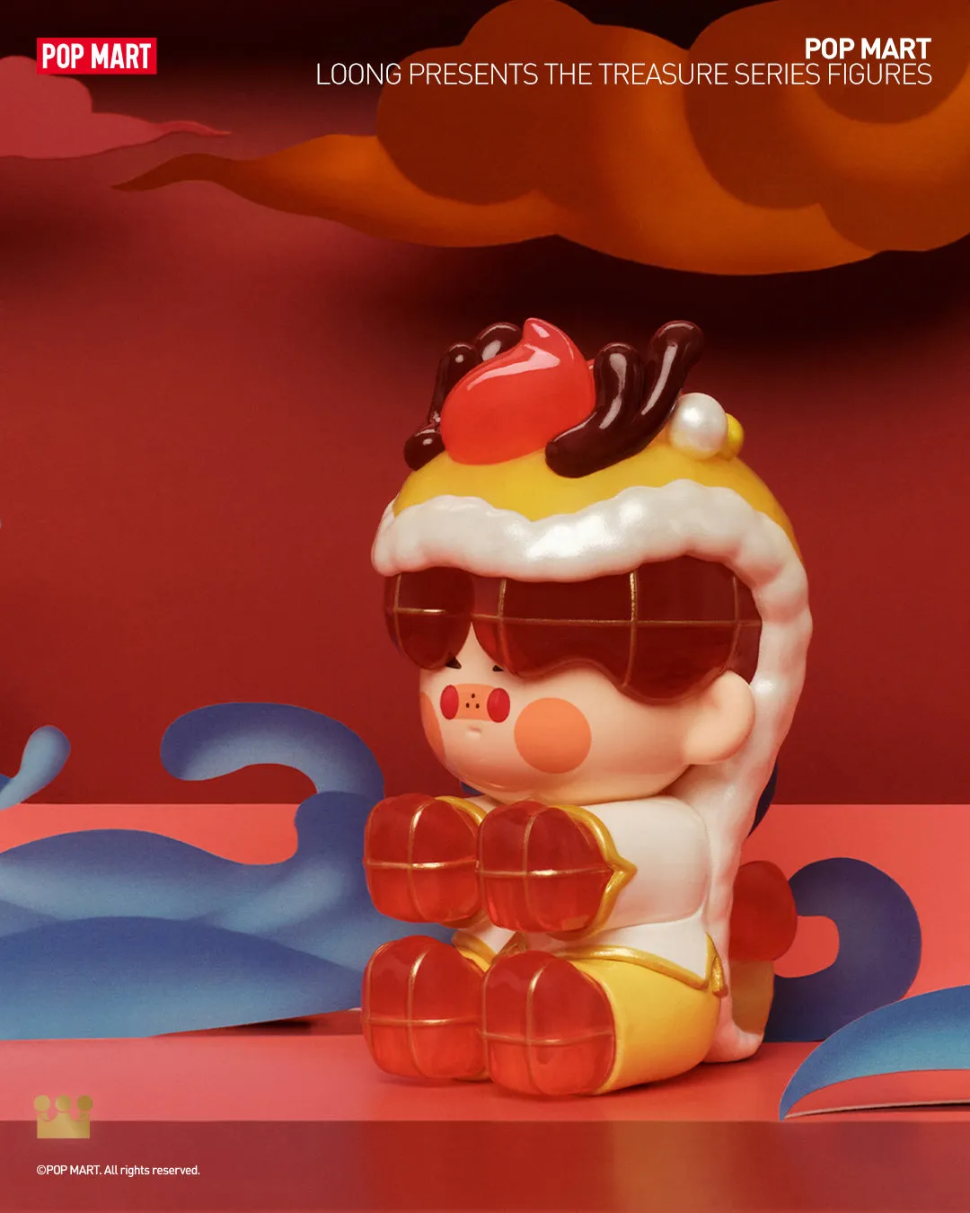POP MART Loong Presents the Treasure Series Figures