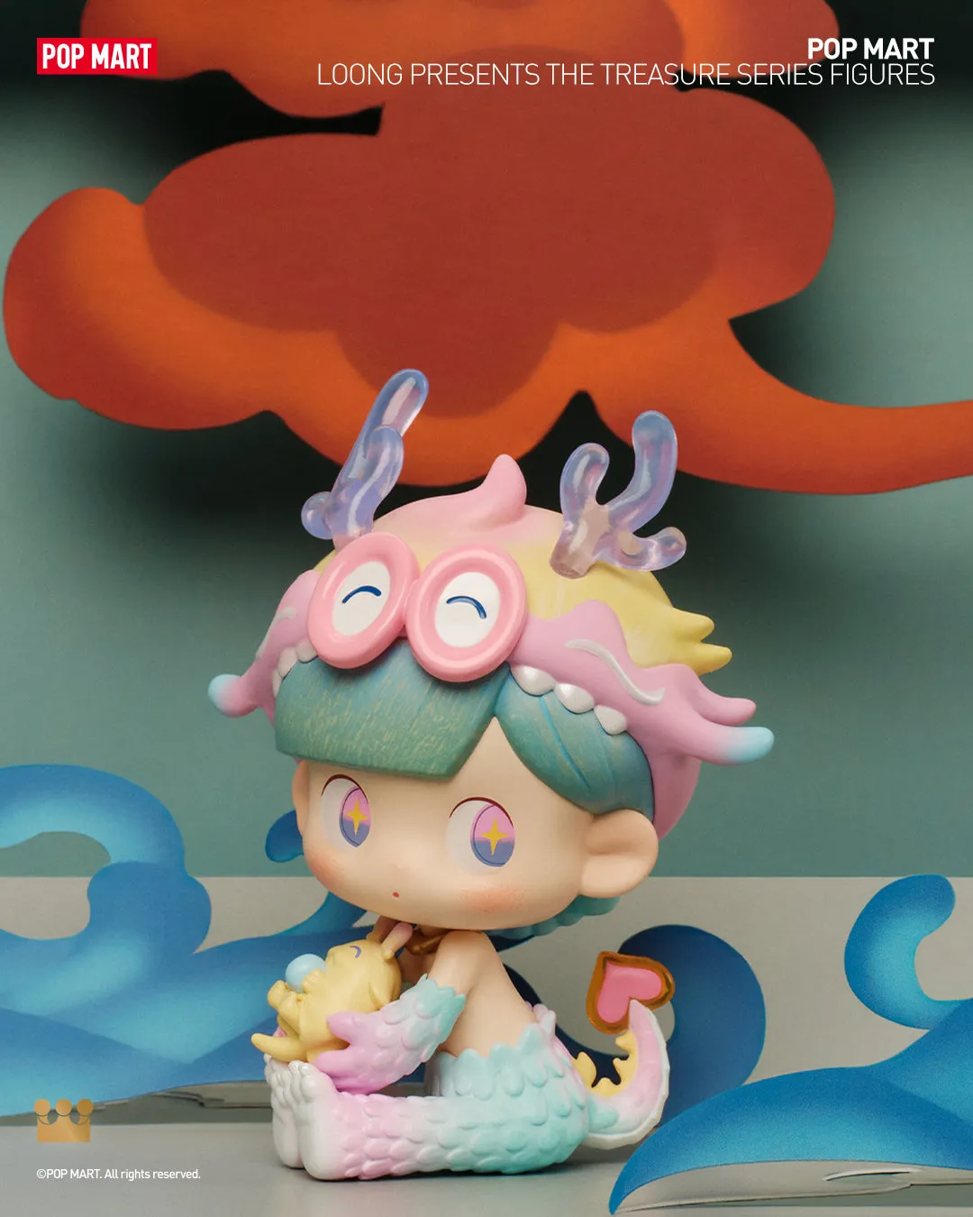 POP MART Loong Presents the Treasure Series Figures