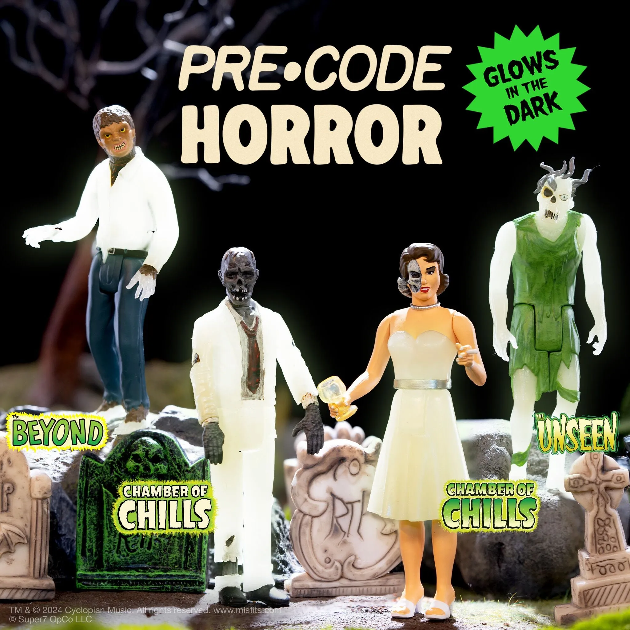 Pre-Code Horror ReAction Figures Wave 04 - Chamber Of Chills 19 - Dead Darling (Glow)