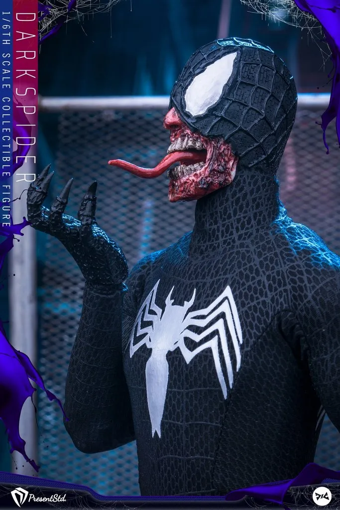 Present Studio X DJ Custom - Dark Spider Figure - Exclusive Version