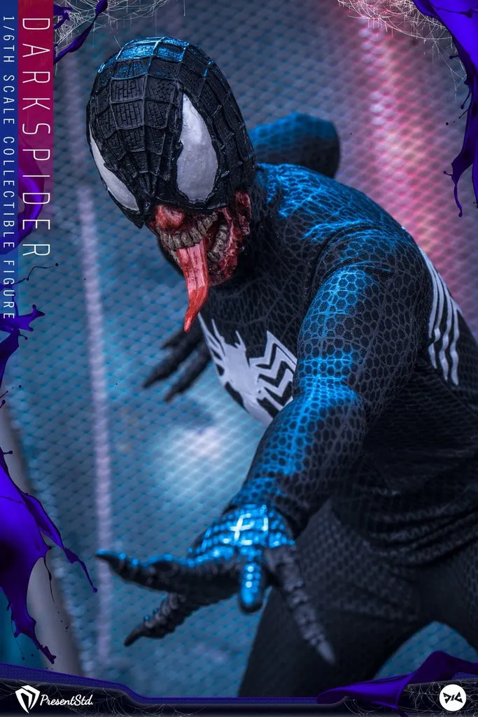 Present Studio X DJ Custom - Dark Spider Figure - Exclusive Version