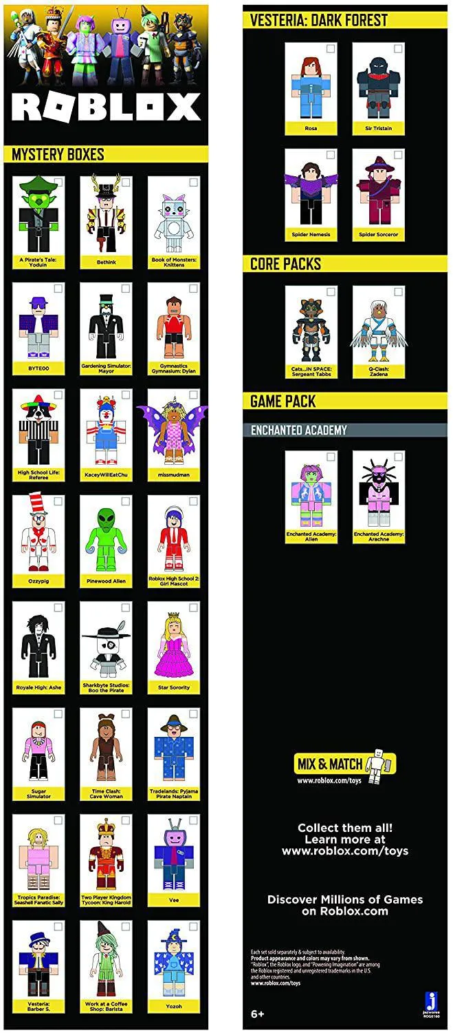 Roblox Celebrity Collection - Series 5 Mystery Figure 6-Pack [Includes 6 Exclusive Virtual Items]