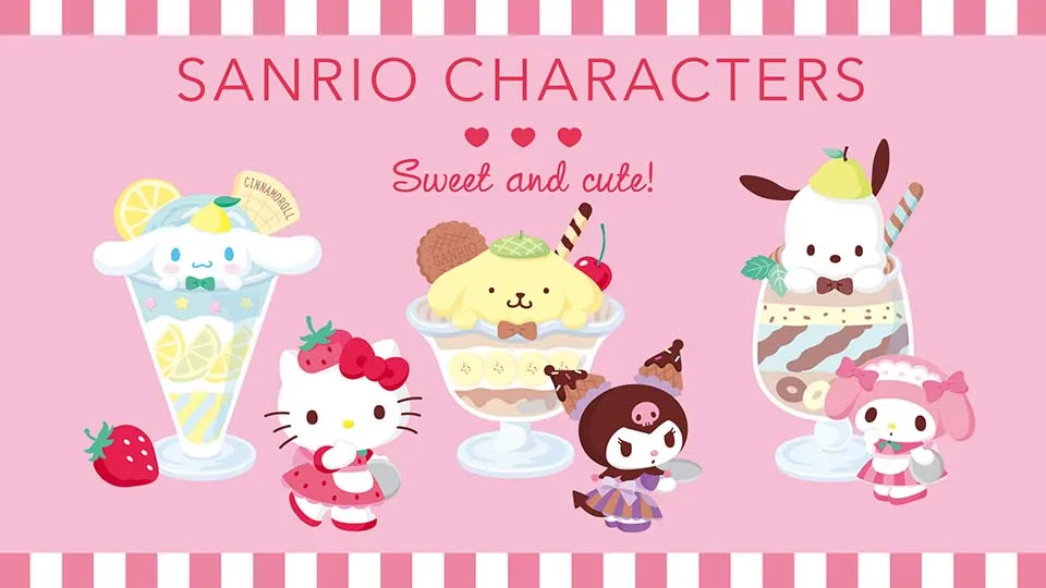Sanrio "Parfait" display case