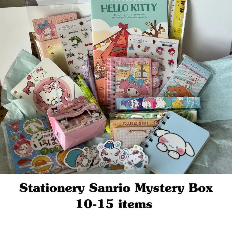 Sanrio Stationery Mystery Box, Kawaii Blind Box