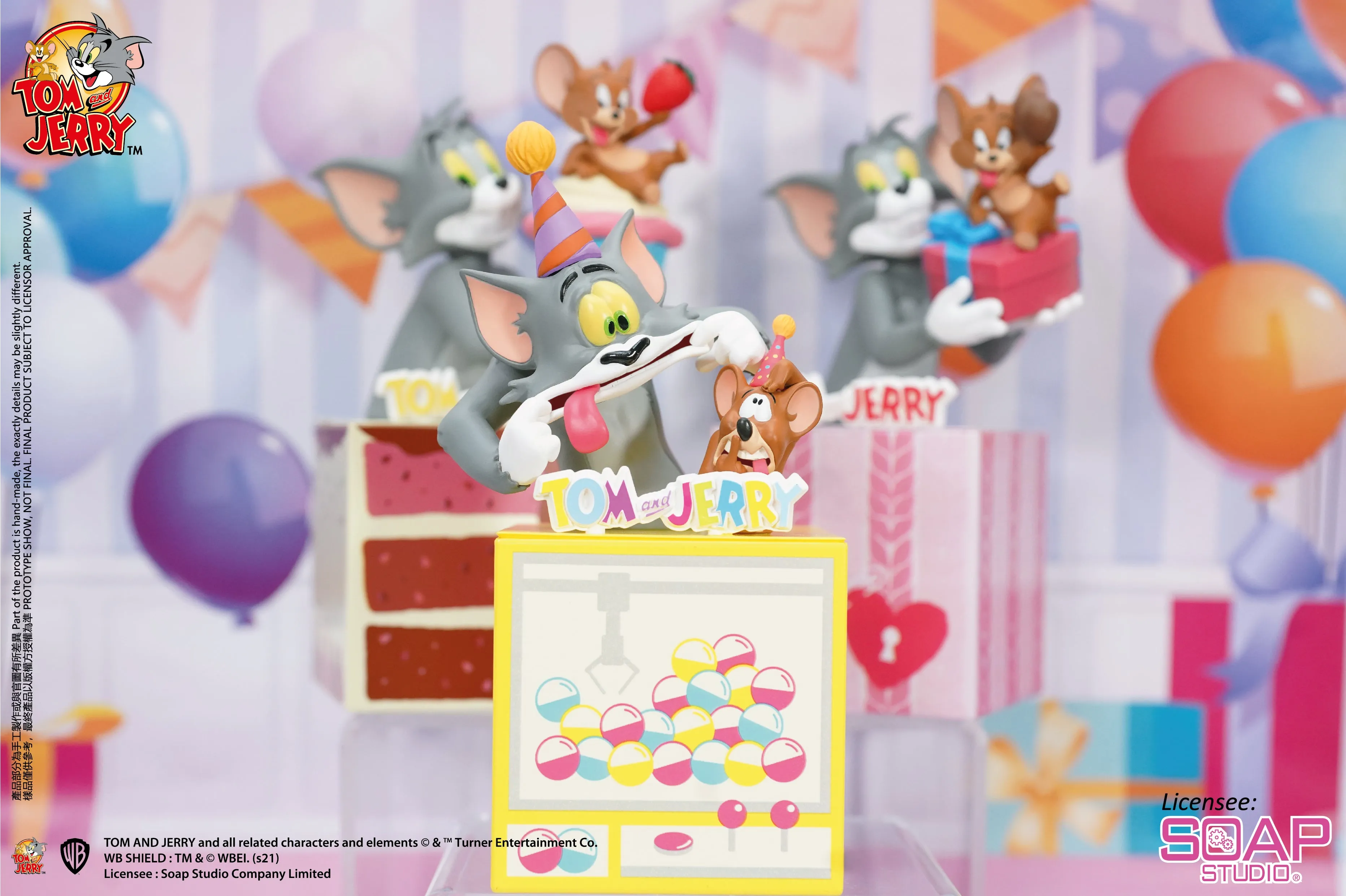 Soap Studio CA132 Tom and Jerry Mysterious Box Series: Party Surprise Figure Statue