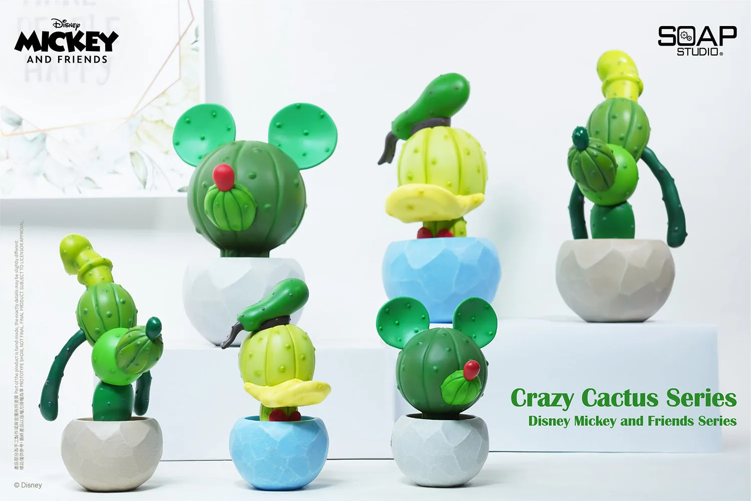 Soap Studio DY050 Disney Mickey Mouse Series - Crazy Cactus Figure