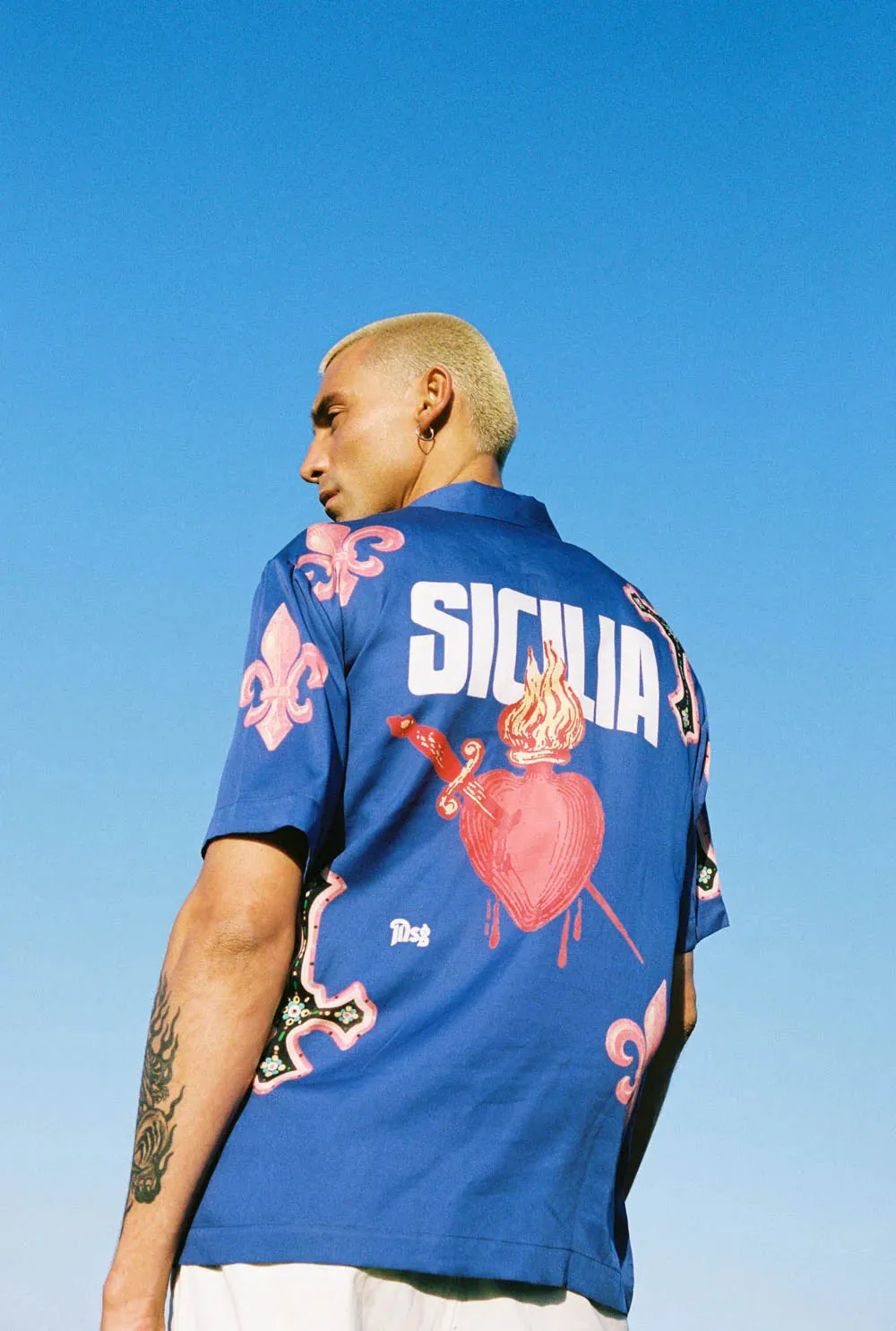 SOMETHING VERY SPECIAL - The Sicilia Resort Shirt - Royal Blue