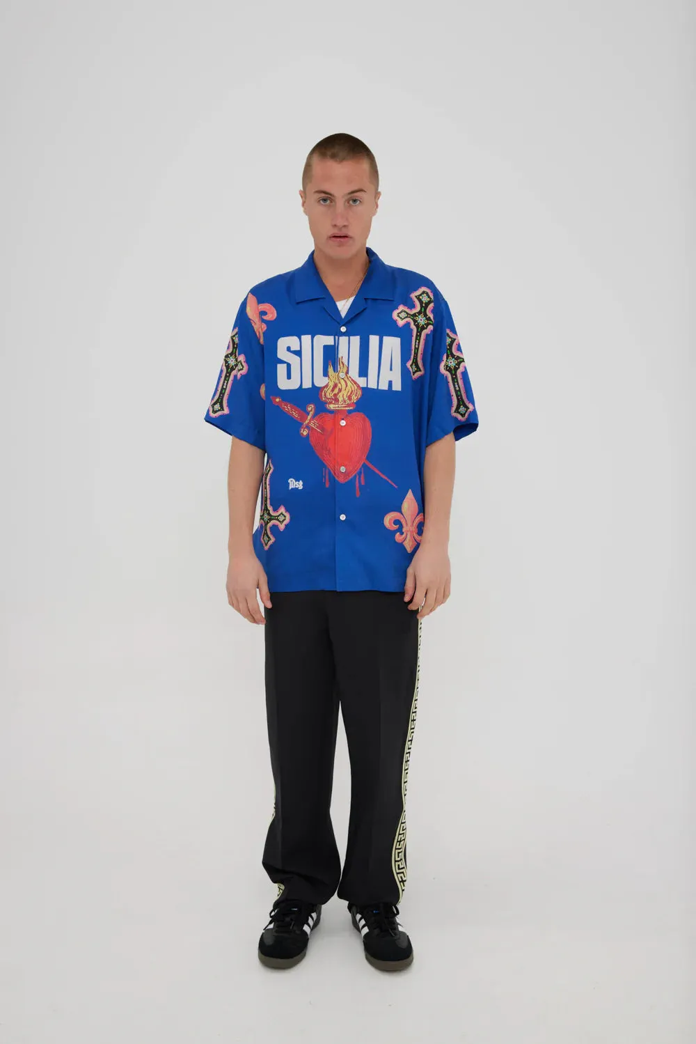SOMETHING VERY SPECIAL - The Sicilia Resort Shirt - Royal Blue