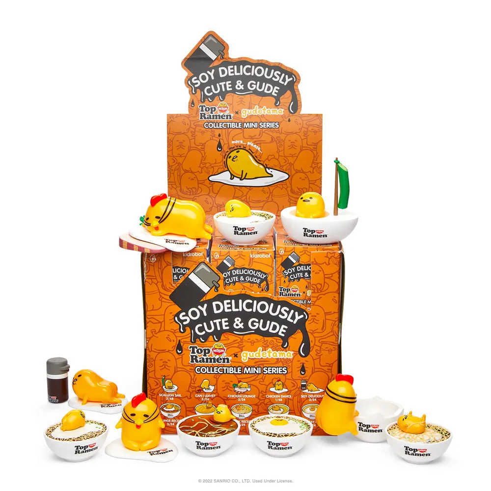 Soy Deliciously Cute & Gude Blind Box Mini Series by Gudetama x Top Ramen x Kidrobot
