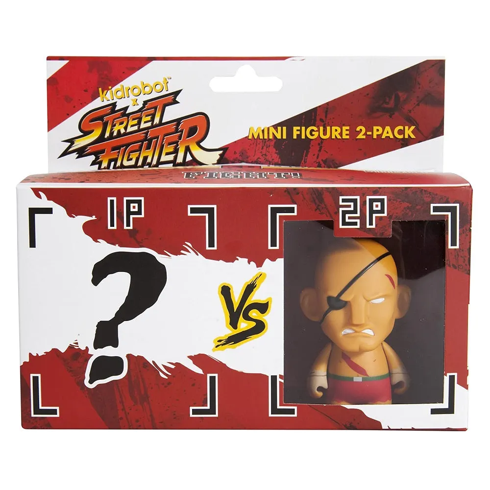 Street Fighter x Kidrobot Mini Figure 2 Pack: Sagat