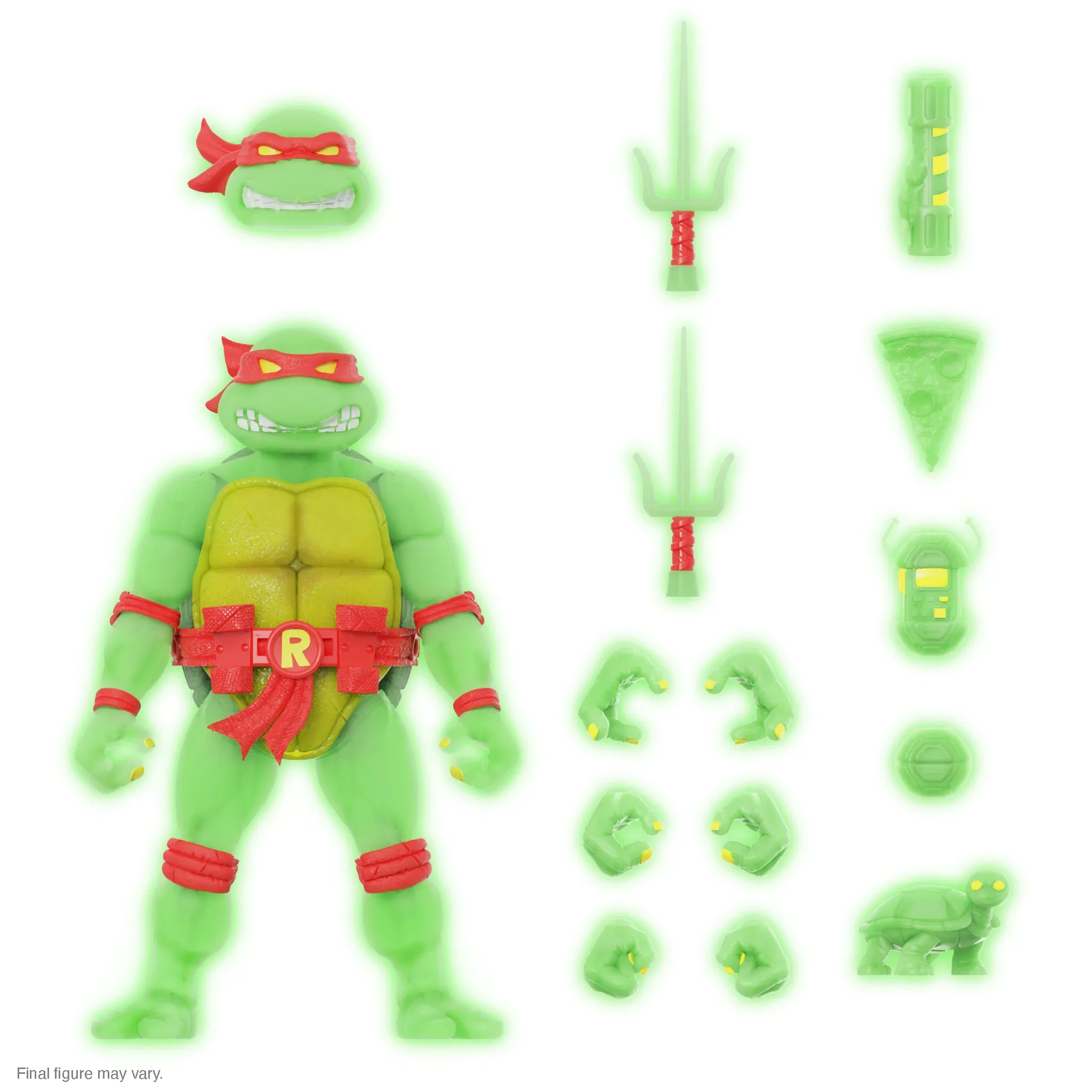 Teenage Mutant Ninja Turtles ULTIMATES! Mutagen Ooze Glow Figures (Super7 Exclusive)