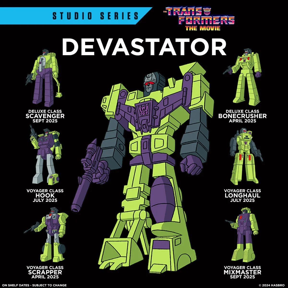 Transformers Studio Series 86 - Transformers The Movie Deluxe Class Constructicon Bonecrusher