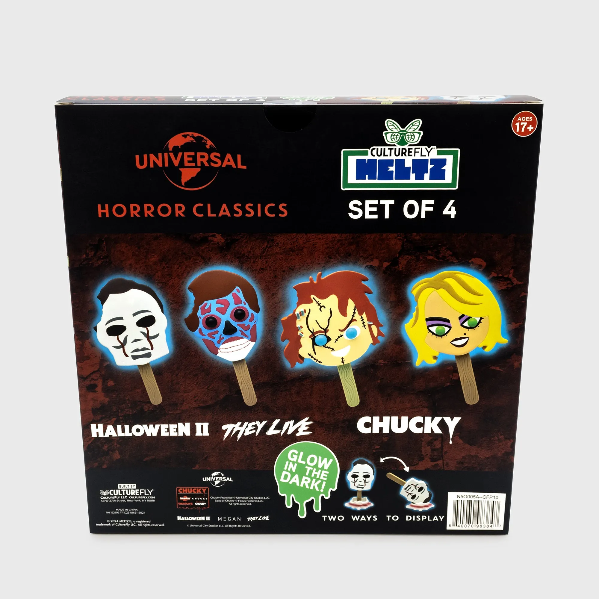 Universal Horror - Exclusive Glow-In-The-Dark Meltz 4-Pack