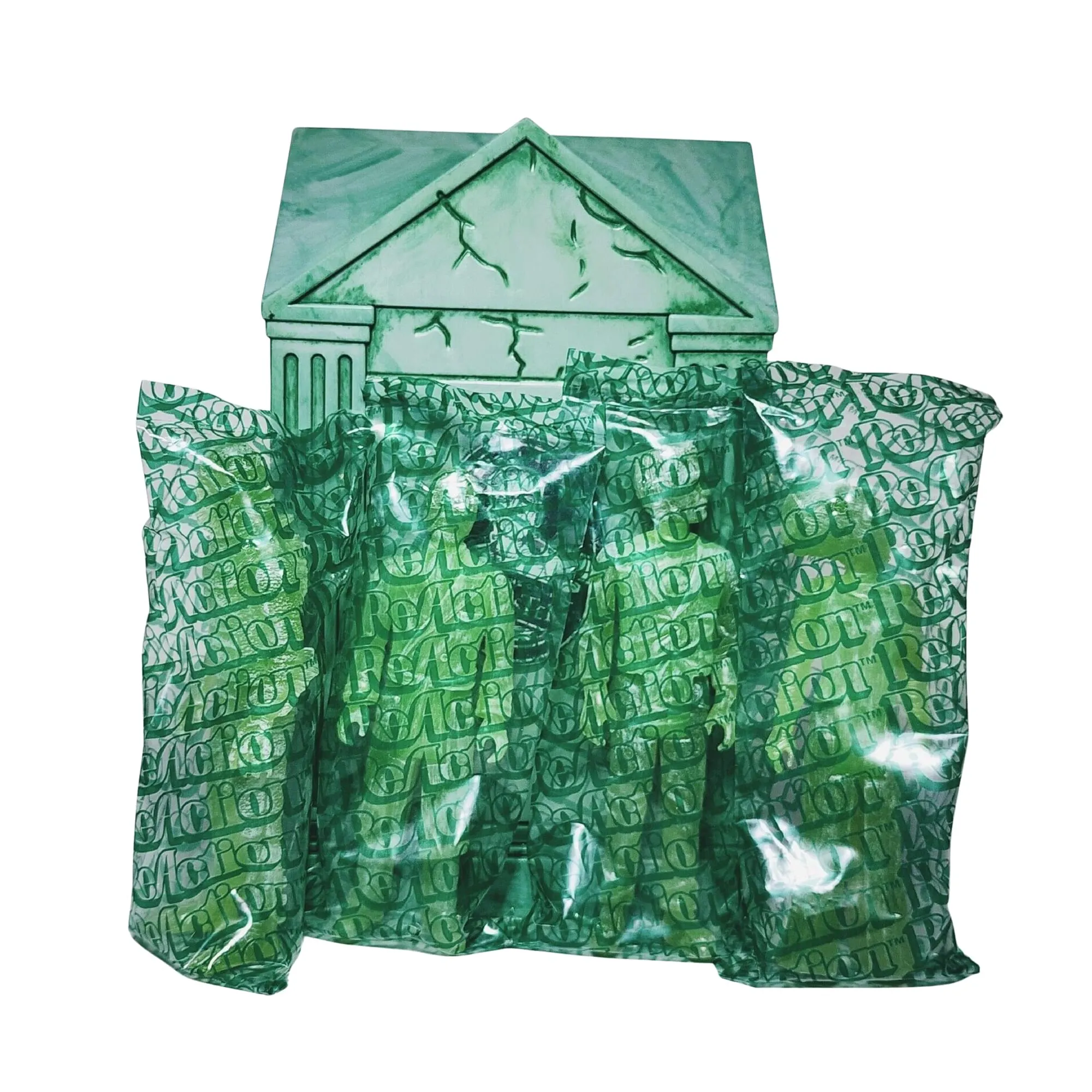 Universal Monsters Haunted Crypt (Glow In The Dark Edition) ReAction Figure Set