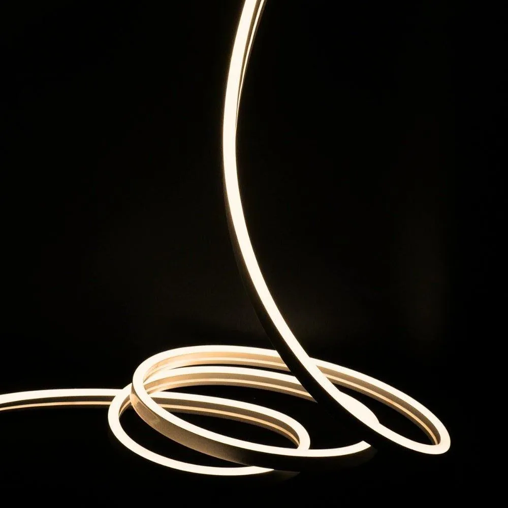 Warm White Neon Flex 24V 8x16mm 120LEDs/m IP65 Waterproof 5cm Cut